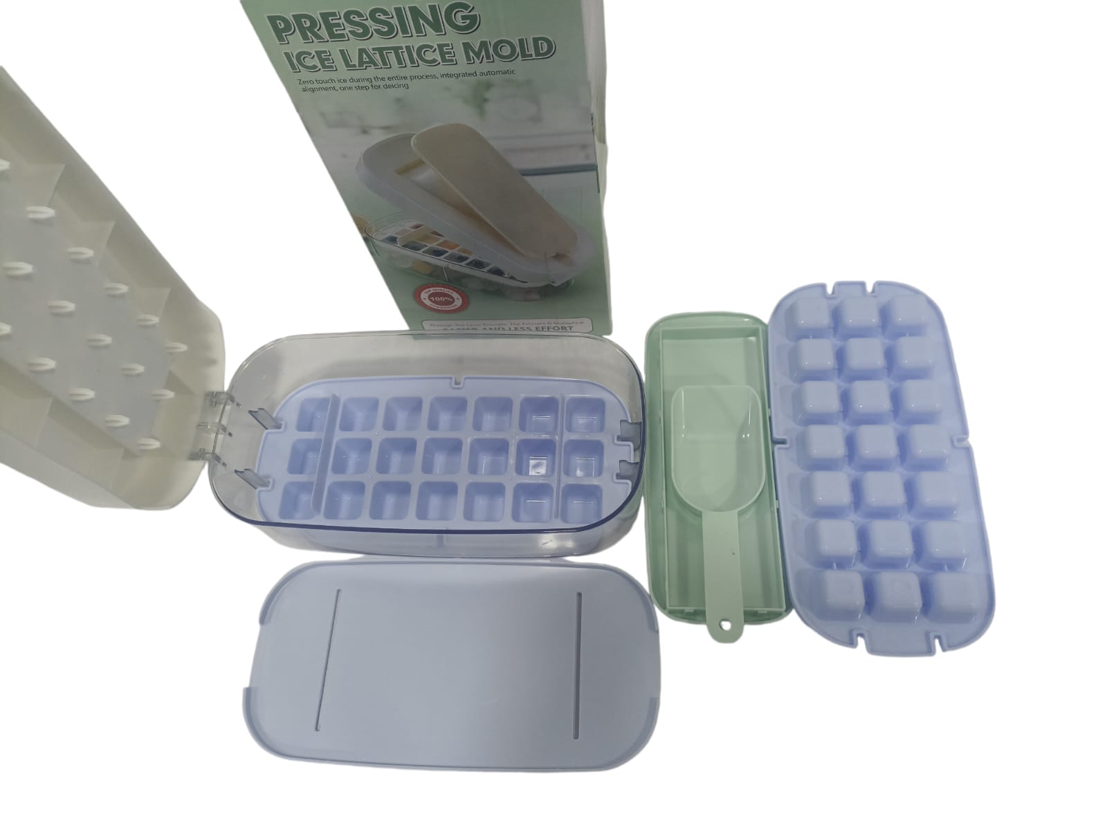 CAJA DE MOLDE DE HIELO TIPO PRENSA
